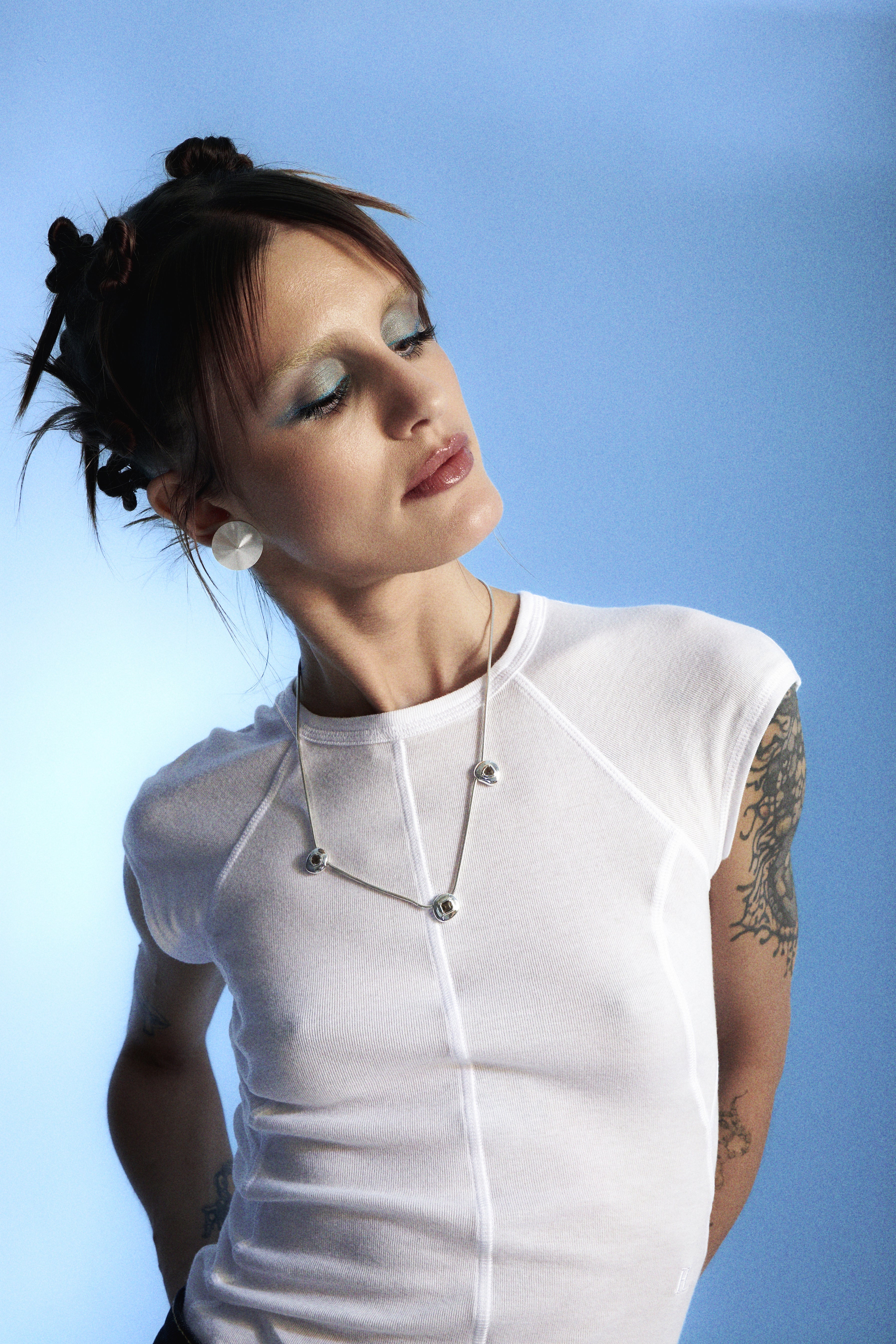 Kolczyki RAIDEN srebrne